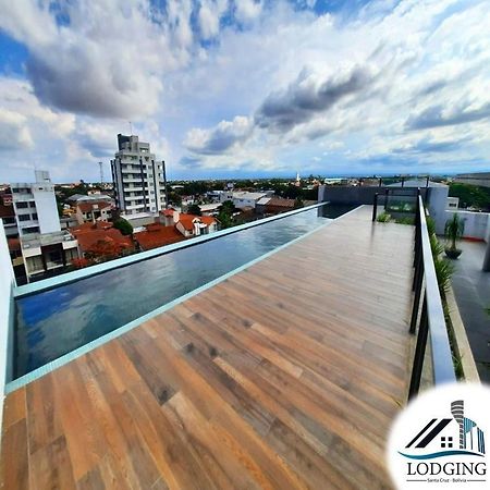 Apto Moderno Con Piscina De Borde Infinito Santa Cruz de La Sierra Bagian luar foto